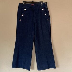 Kate Spade, size 14, wide leg jeans